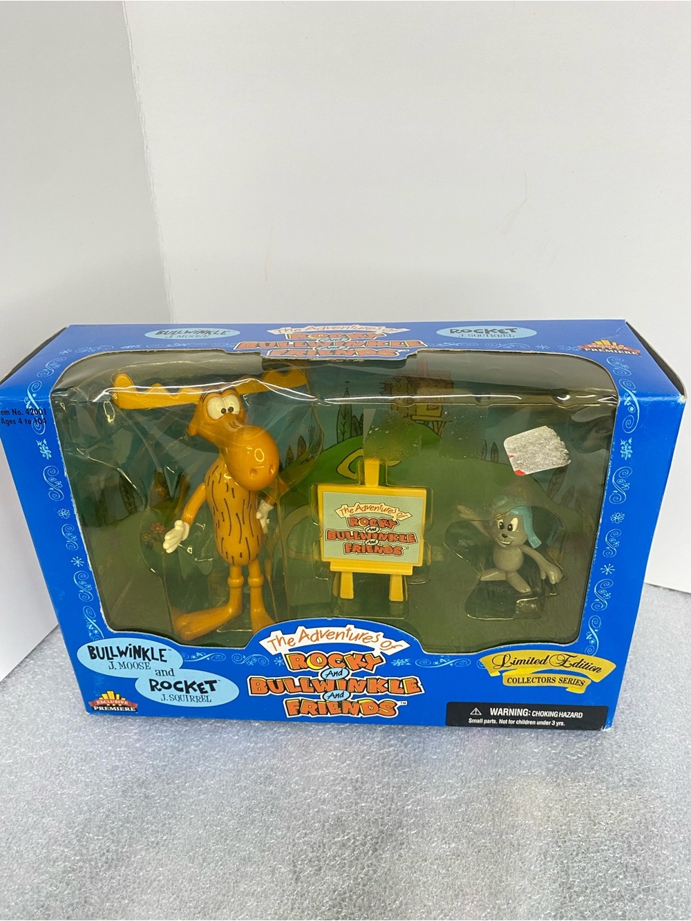 Rocky & Bullwinkle & Friends Rocket Squirrel Exclusive Premiere Figure Set Box